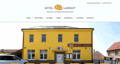 Desktop Screenshot of hotellanzhot.cz